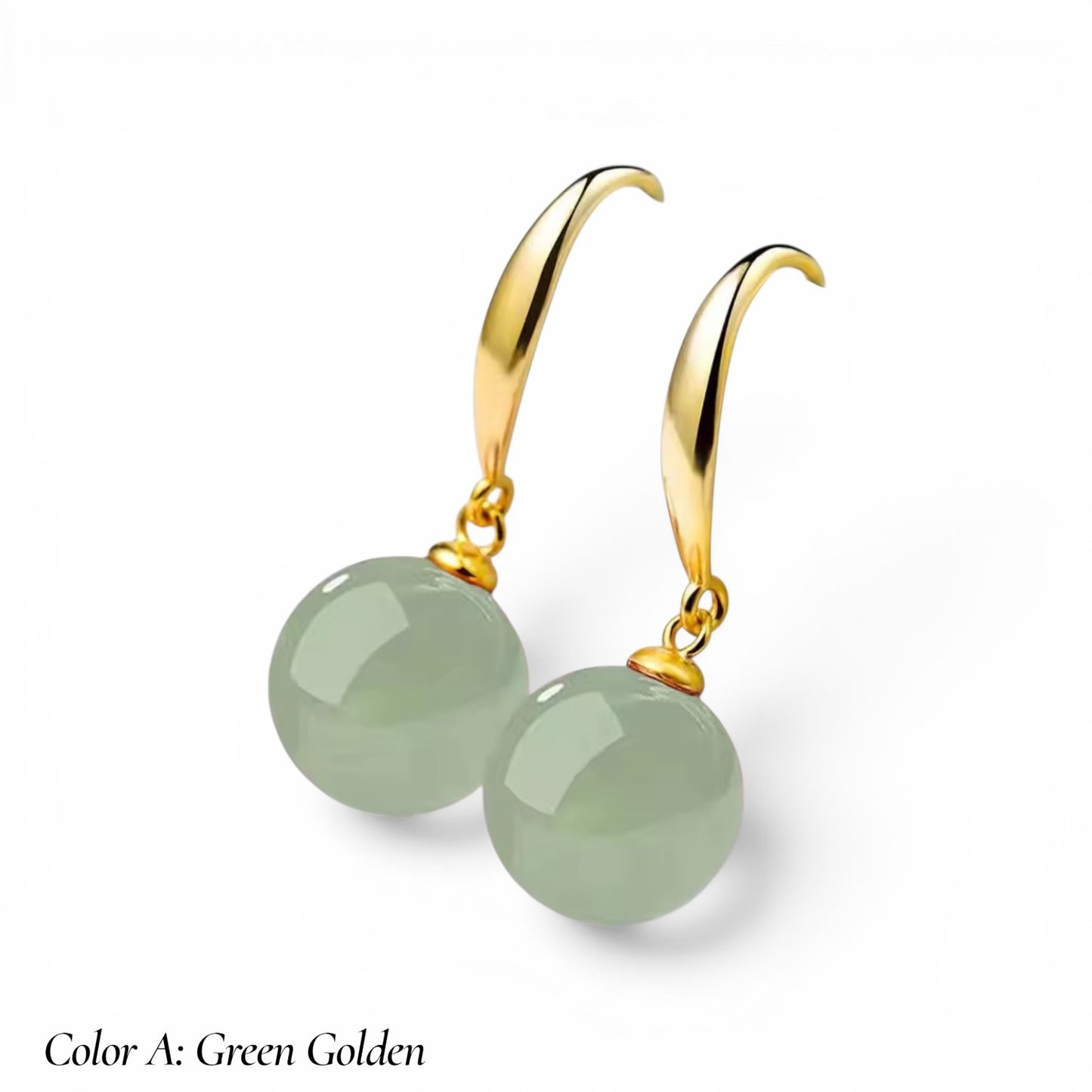 Vintage Palace Jade & Pearl Earrings