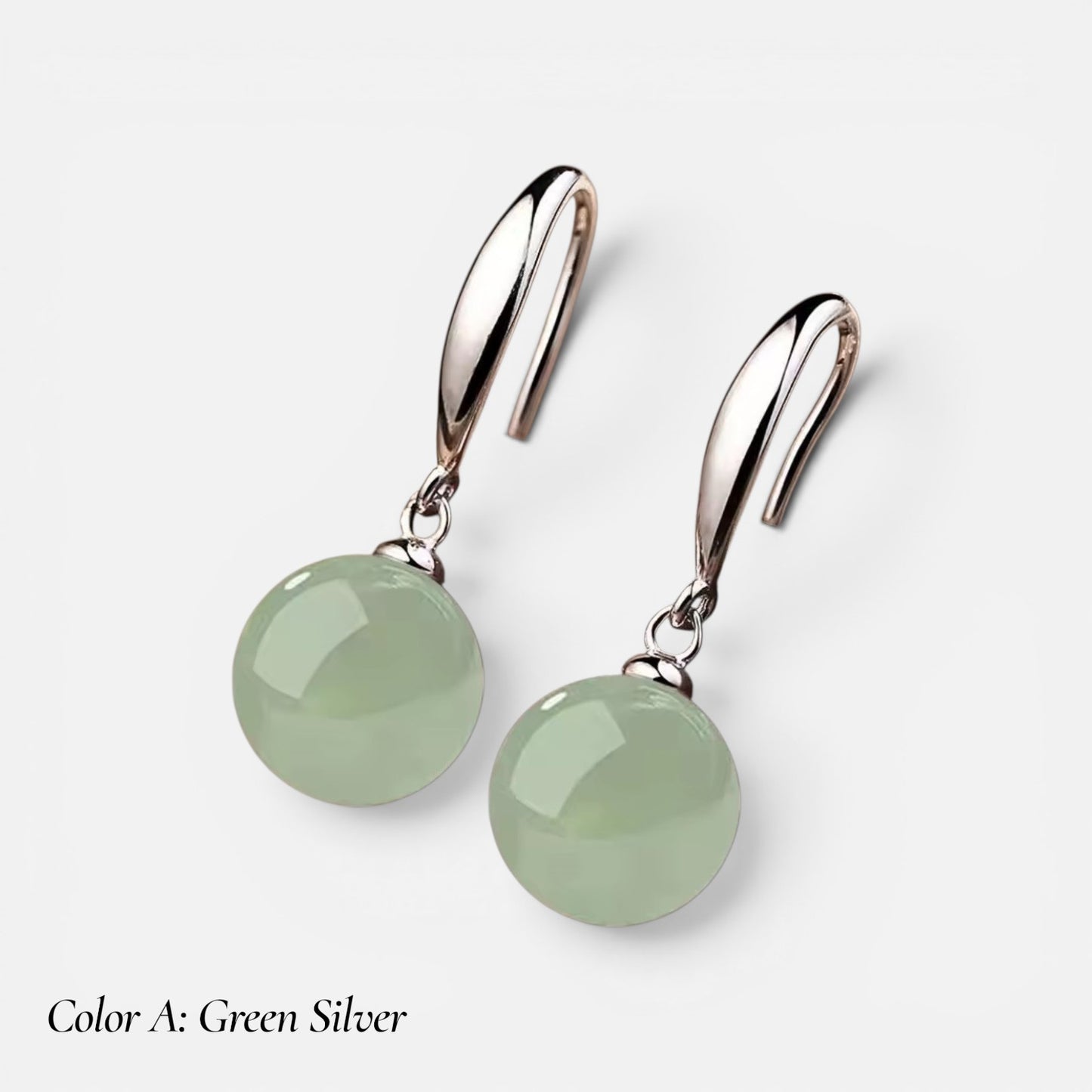 Vintage Palace Jade & Pearl Earrings