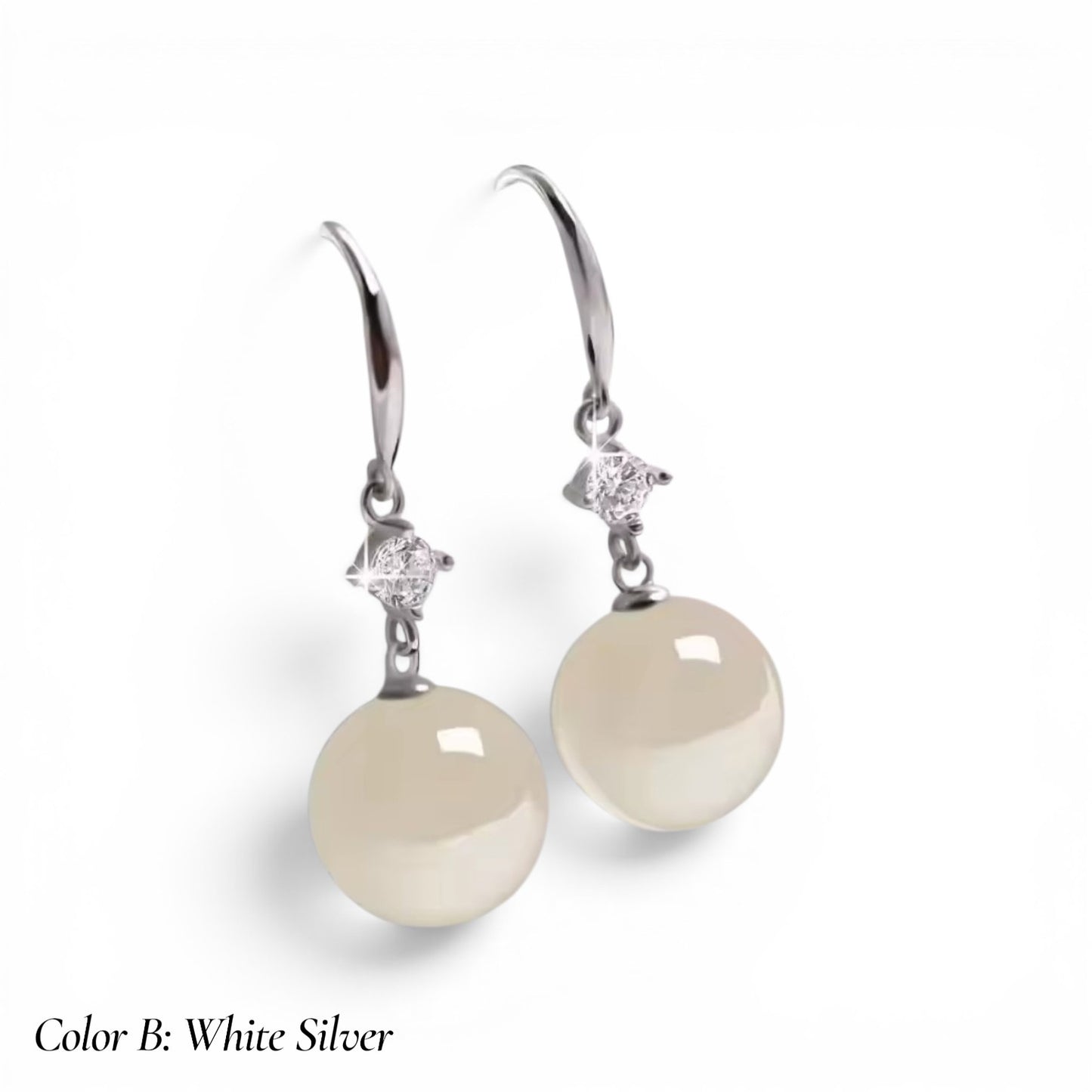 Vintage Palace Jade & Pearl Earrings
