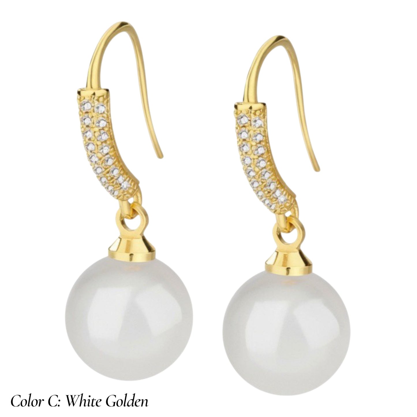 Vintage Palace Jade & Pearl Earrings