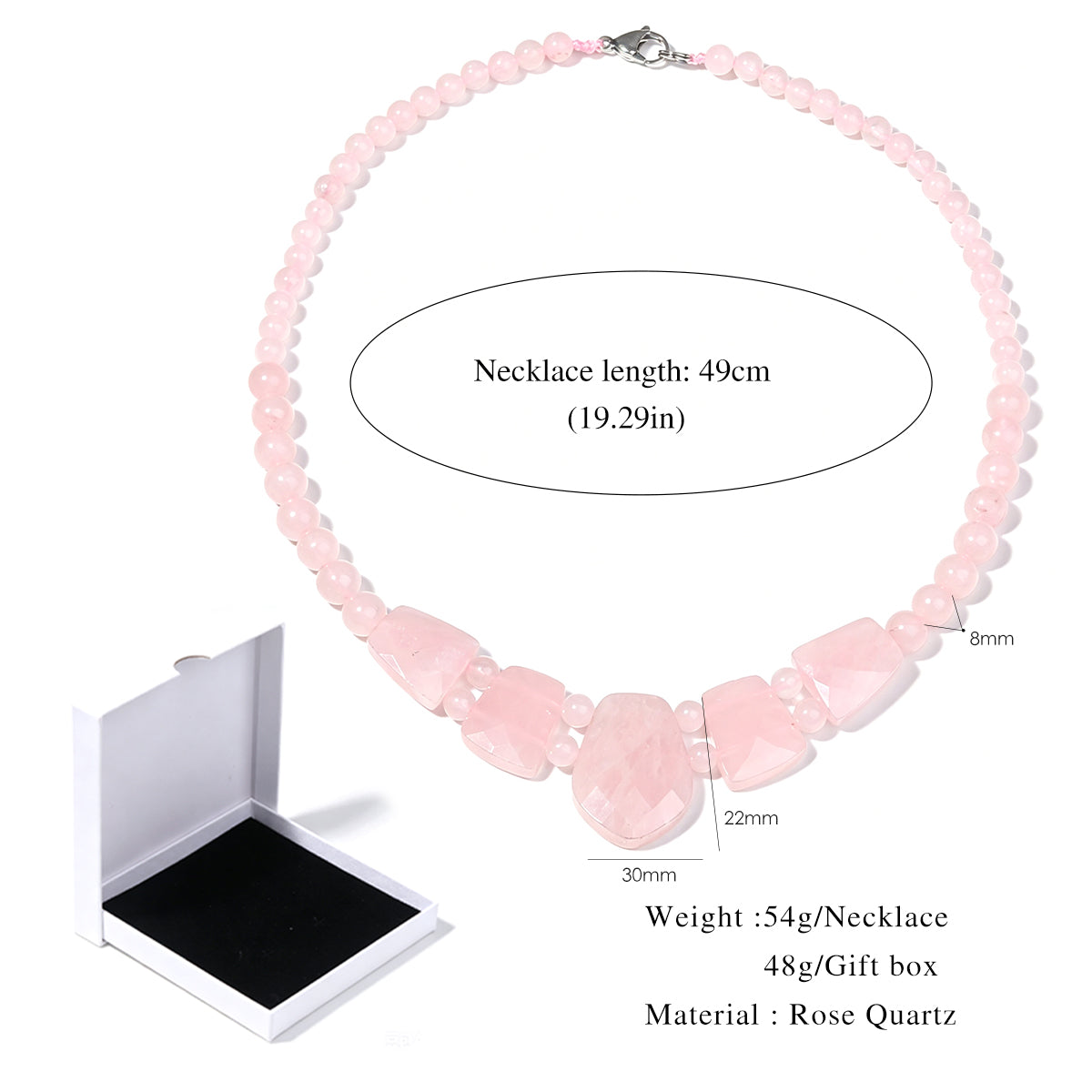 Lumina Pietra Natural Stone Necklace | Handmade Boho Collection
